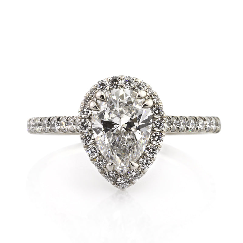 2.00ct Pear Shaped Diamond Engagement Ring