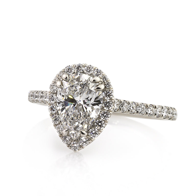 2.00ct Pear Shaped Diamond Engagement Ring