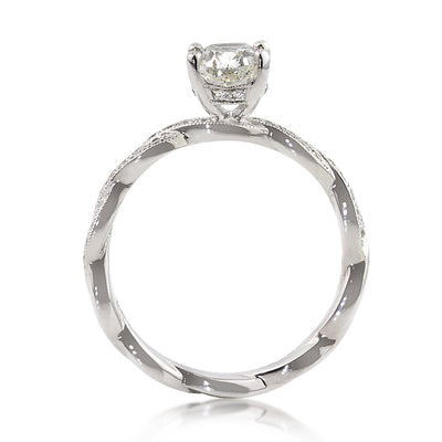 1.62ct Oval Cut Diamond Engagement Ring
