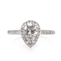 1.97ct Pear Shape Diamond Engagement Ring
