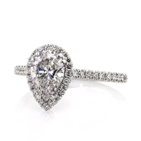 1.97ct Pear Shape Diamond Engagement Ring