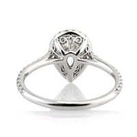 1.97ct Pear Shape Diamond Engagement Ring