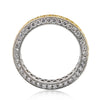 2.00ct Fancy Yellow Round Brilliant Cut Diamond Eternity Band