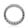 4.00ct Round Brilliant Cut Two Row Diamond Eternity Band