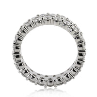 4.00ct Round Brilliant Cut Two Row Diamond Eternity Band