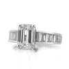 3.49ct Emerald Cut Lab Grown Diamond Engagement Ring