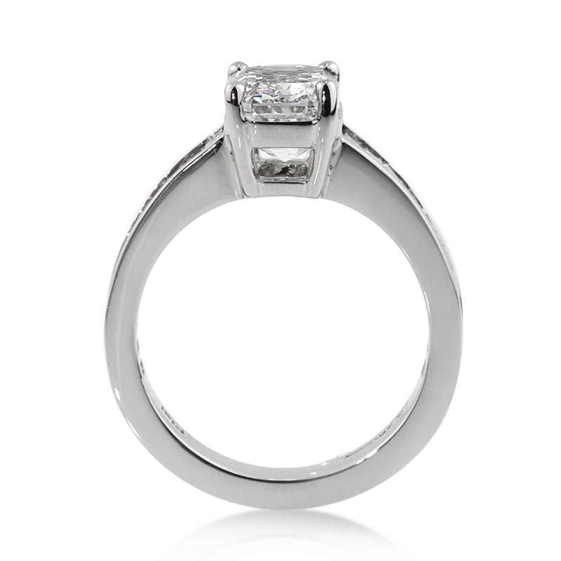 3.49ct Emerald Cut Lab Grown Diamond Engagement Ring