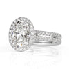 3.11ct Oval Cut Diamond Engagement Ring