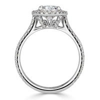 3.11ct Oval Cut Diamond Engagement Ring