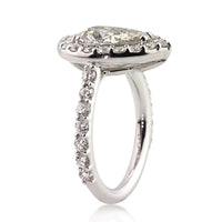 3.27ct Pear Shaped Diamond Engagement Ring