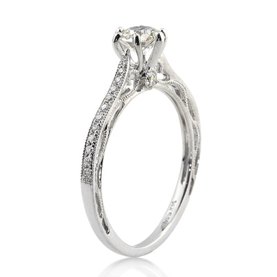 1.07ct Antique European Round Cut Diamond Engagement Ring