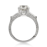 3.30ct Round Brilliant Cut Diamond Engagement Ring