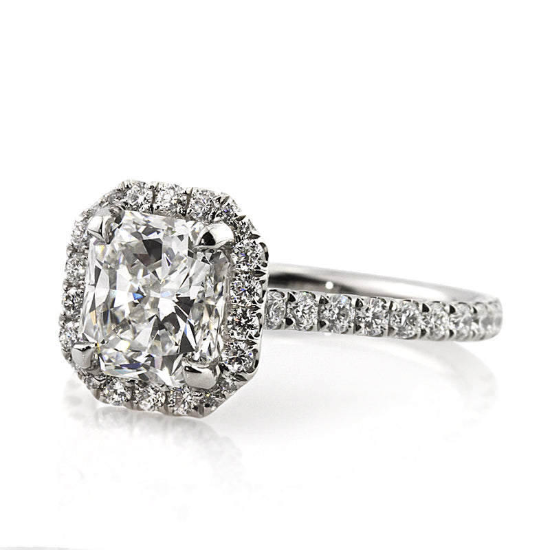 3.13ct Radiant Cut Diamond Engagement Ring