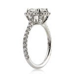 3.13ct Radiant Cut Diamond Engagement Ring