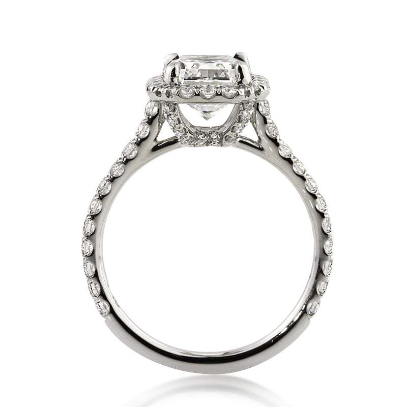 3.13ct Radiant Cut Diamond Engagement Ring