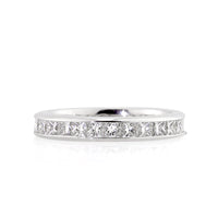 2.00ct Princess Cut Diamond Eternity Band in 18k White Gold