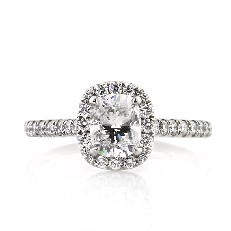 1.75ct Cushion Cut Diamond Engagement Ring