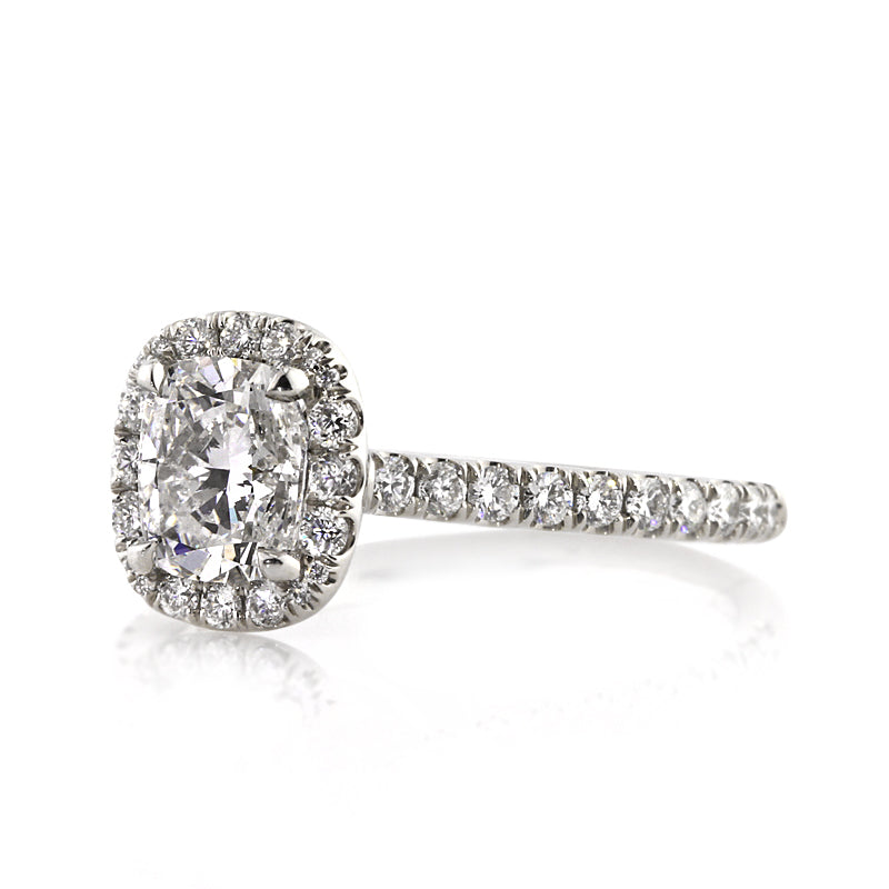 1.75ct Cushion Cut Diamond Engagement Ring