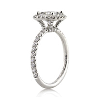 2.58ct Cushion Cut Diamond Engagement Ring