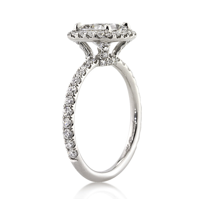 2.58ct Cushion Cut Diamond Engagement Ring