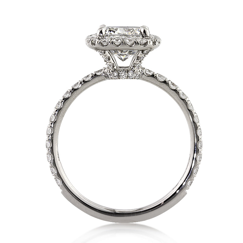 2.58ct Cushion Cut Diamond Engagement Ring