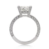 4.54ct Princess Cut Diamond Engagement Ring