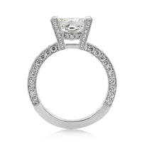 4.54ct Princess Cut Diamond Engagement Ring