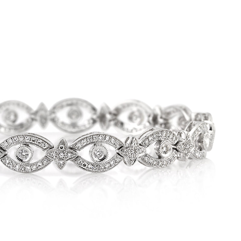 2.35ct Round Brilliant Cut Diamond Bracelet