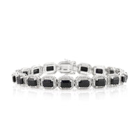16.15ct Blue Sapphire and Diamond Bracelet
