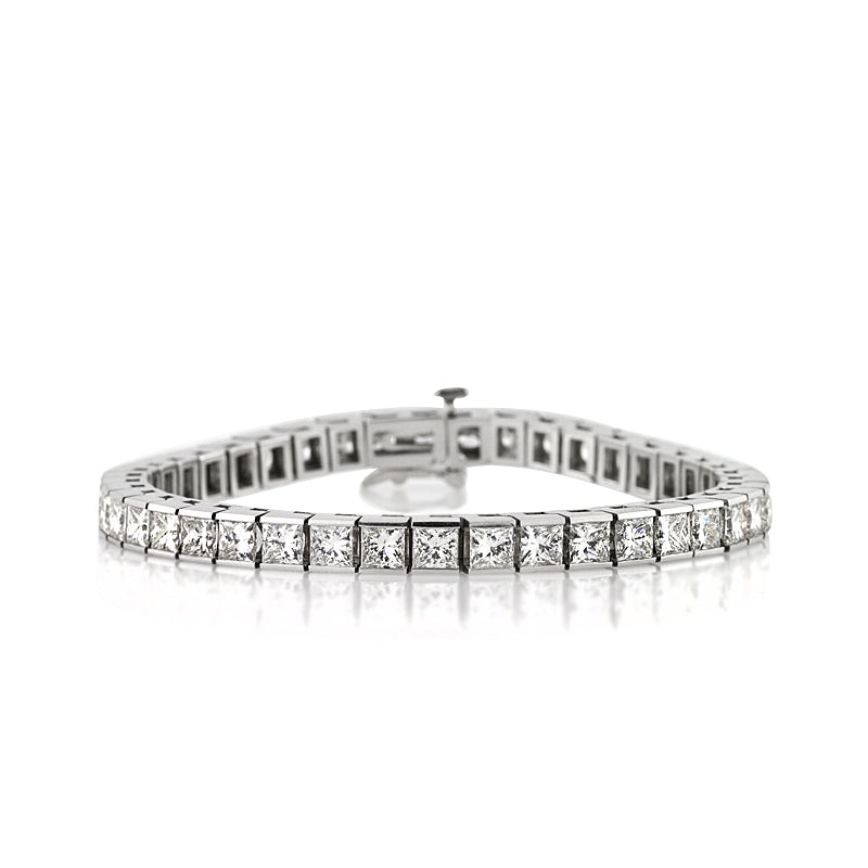 15.35ct Princess Cut Diamond Bracelet