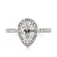 2.30ct Pear Shaped Diamond Engagement Ring