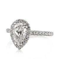 2.30ct Pear Shaped Diamond Engagement Ring