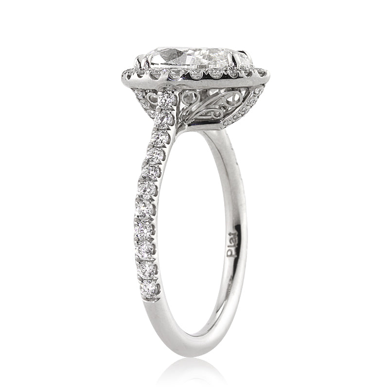 2.30ct Pear Shaped Diamond Engagement Ring