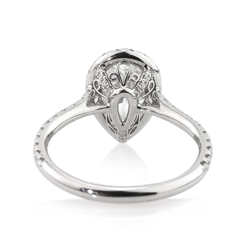 2.30ct Pear Shaped Diamond Engagement Ring