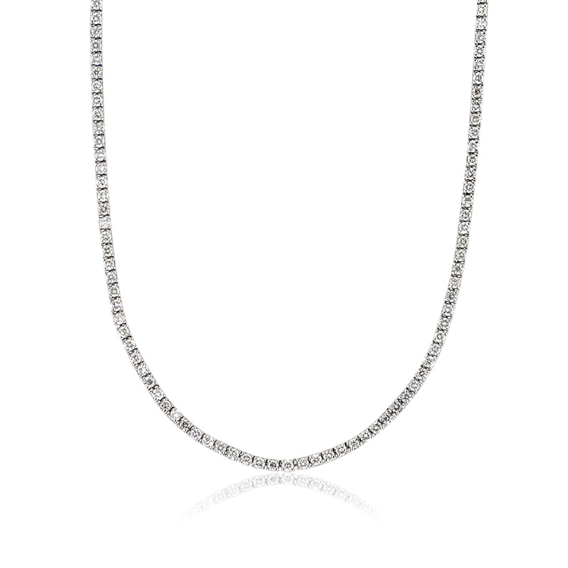 5.00ct Round Brilliant Cut Diamond Tennis Necklace