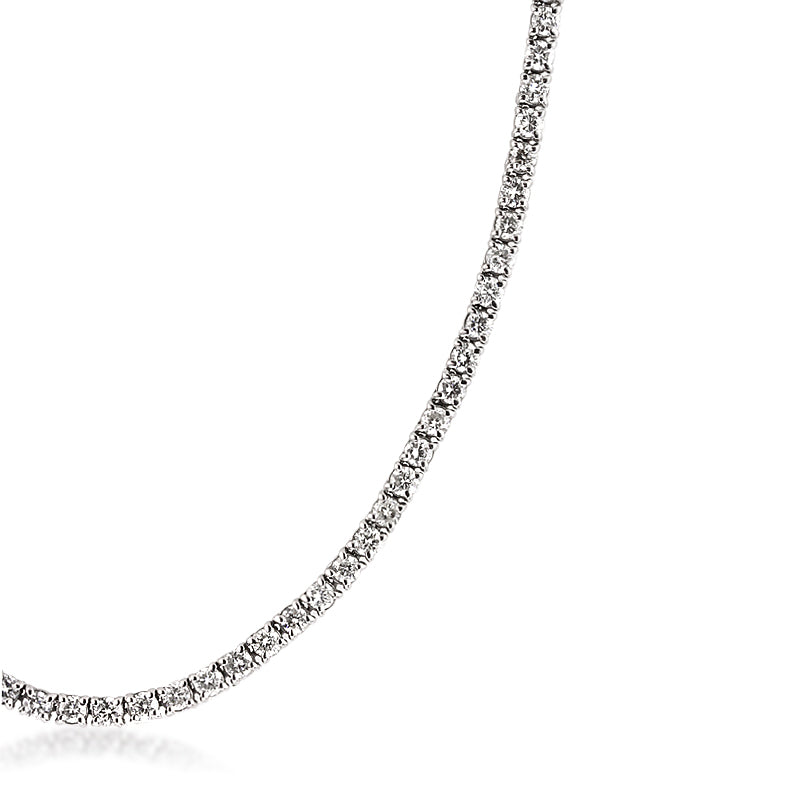 5.00ct Round Brilliant Cut Diamond Tennis Necklace