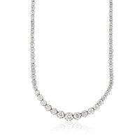 11.90ct Round Brilliant Cut Diamond Necklace