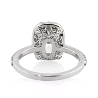 3.01ct Cushion Cut Diamond Engagement Ring