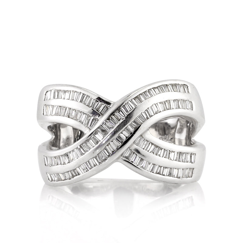 1.25ct Baguette Cut Diamond Right-Hand Ring