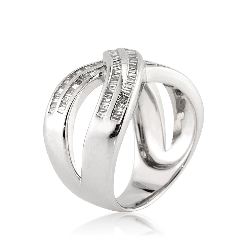 1.25ct Baguette Cut Diamond Right-Hand Ring