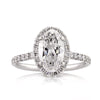 2.50ct Oval Cut Diamond Engagement Ring