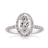 2.50ct Oval Cut Diamond Engagement Ring