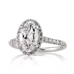 2.50ct Oval Cut Diamond Engagement Ring