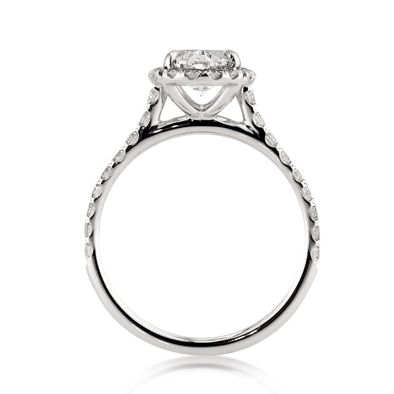 2.50ct Oval Cut Diamond Engagement Ring