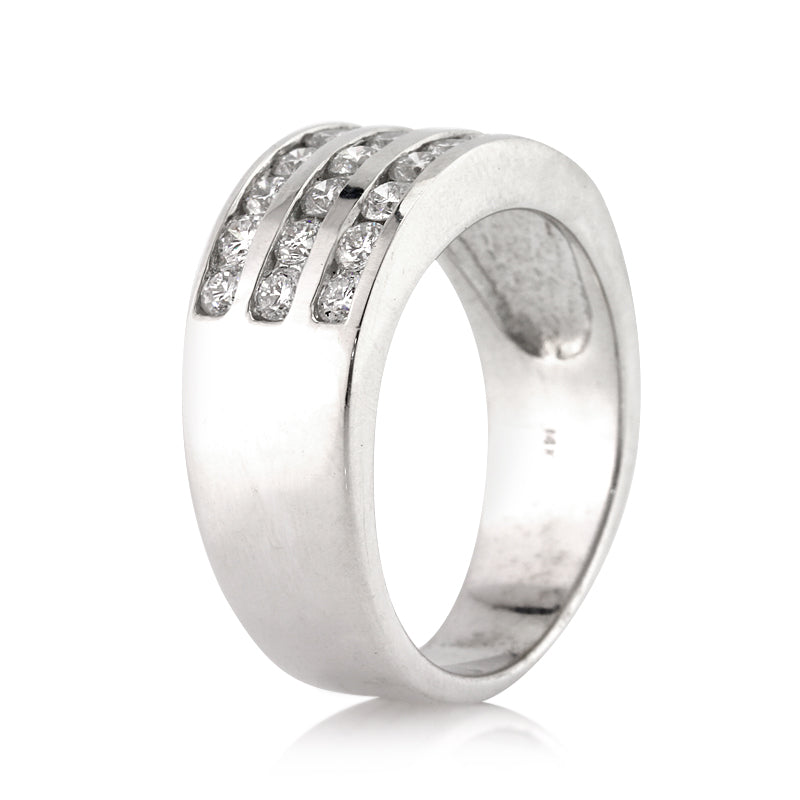 1.50ct Round Brilliant Cut Diamond Men's Wedding Band