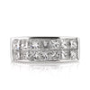 2.85ct Princess Cut Diamond Men's Wedding Band