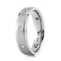 0.30ct Round Brilliant Cut Diamond Men's Wedding Band