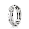 0.35ct Round Brilliant Cut Diamond Men's Wedding Band