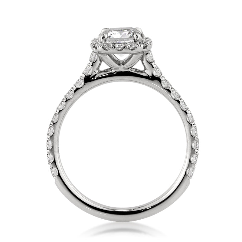 1.80ct Cushion Cut Diamond Engagement Ring