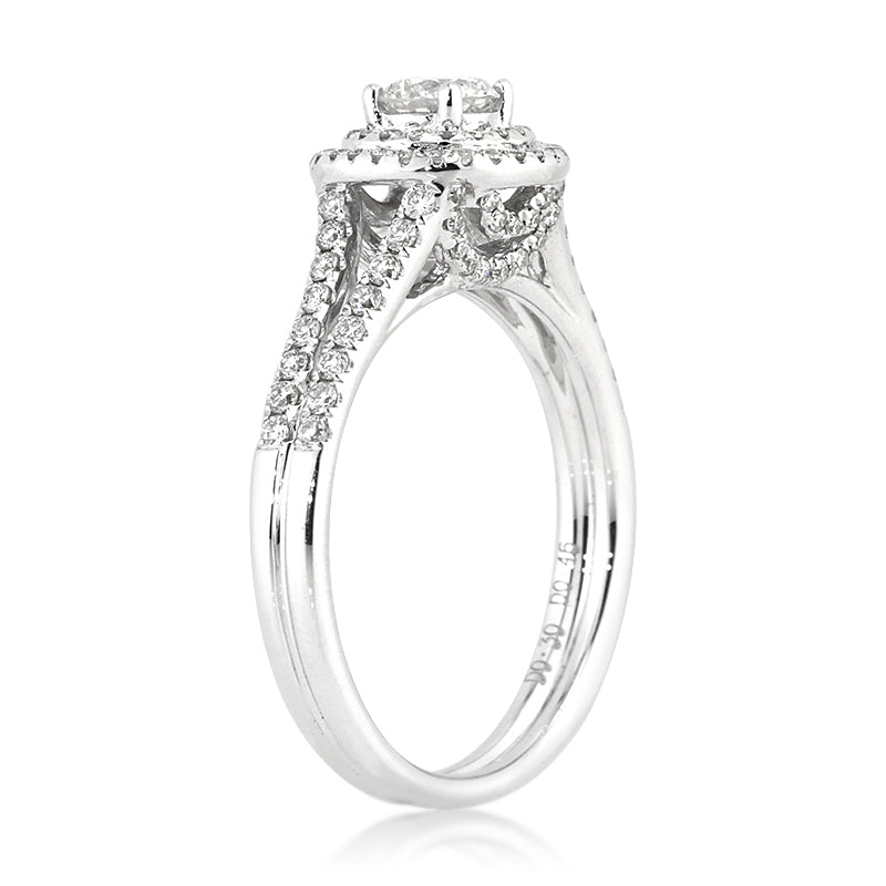 1.05ct Round Brilliant Cut Diamond Engagement Ring